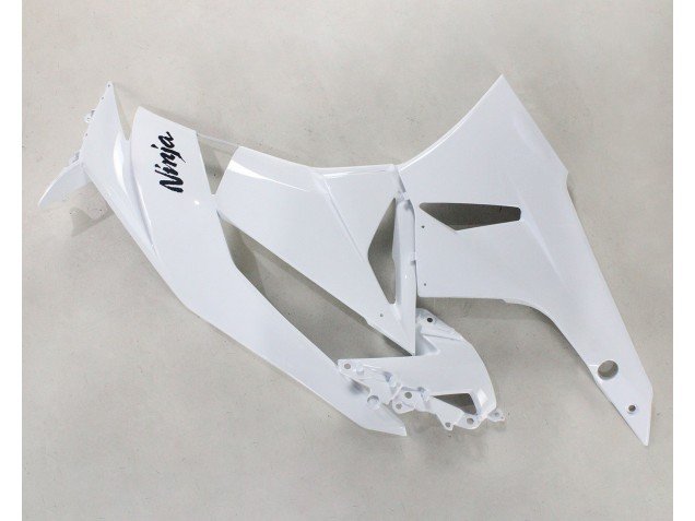 2009-2012 White Black Ninja Kawasaki ZX6R Motorcycle Fairings