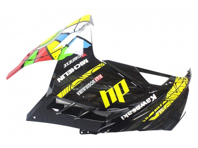 2013-2024 Glossy Black Yellow Red Green Blue White Kawasaki EX300 Motorcycle Fairings