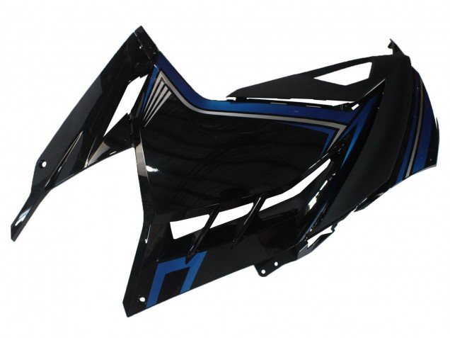 2013-2024 Glossy Black Blue Kawasaki EX300 Motorcycle Fairings