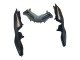 2013-2024 Matte Black White Elf Snow Kawasaki EX300 Motorcycle Fairings