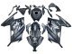 2013-2024 Matte Black White Elf Snow Kawasaki EX300 Motorcycle Fairings