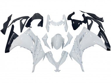 2013-2024 White Black Kawasaki EX300 Motorcycle Fairings