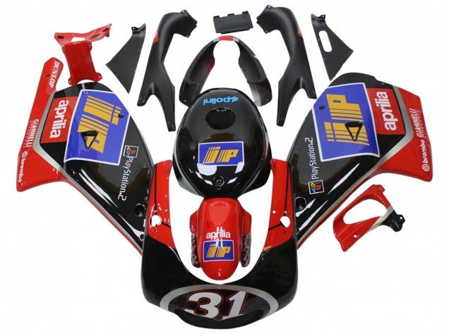2000-2005 Black Red Blue Silver 31 Aprilia RS125 Motorcycle Fairings