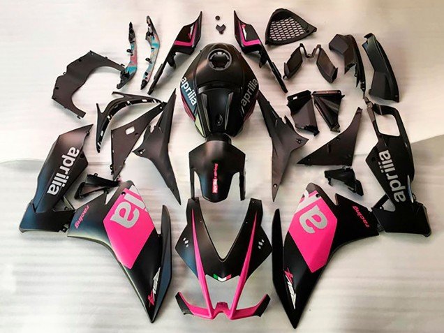2006-2011 Matte Black Pink Aprilia RS125 Motorcycle Fairings