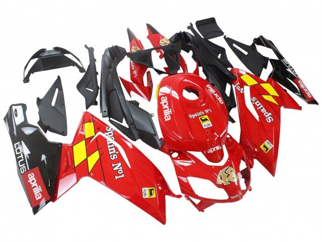 2006-2011 Red White Yellow Black Aprilia RS125 Motorcycle Fairings