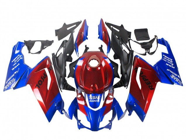 2006-2011 Blue Red Aprilia RS125 Motorcycle Fairings