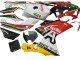 2006-2011 White Red Green Aprilia RS125 Motorcycle Fairings