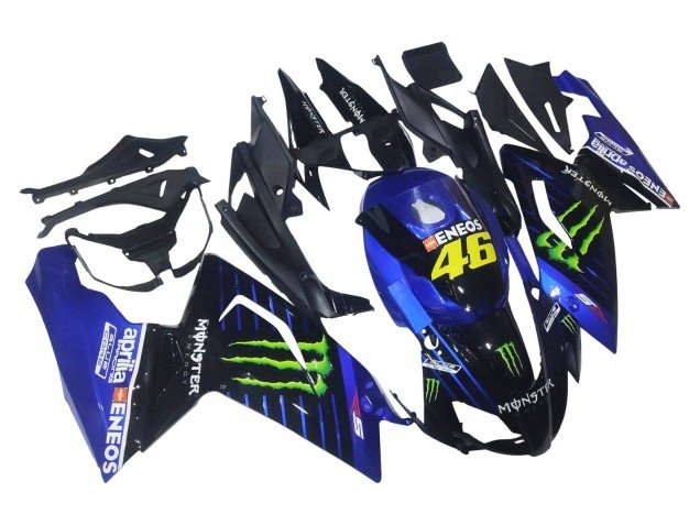 2006-2011 Blue Black Green Monster 46 Aprilia RS125 Motorcycle Fairings