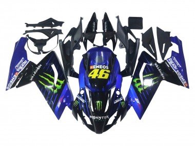 2006-2011 Blue Black Green Monster 46 Aprilia RS125 Motorcycle Fairings