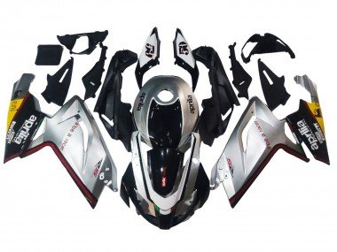2006-2011 Silver Black Aprilia RS125 Motorcycle Fairings