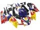 2006-2011 Yellow Dark Blue Red Bull Aprilia RS125 Motorcycle Fairings