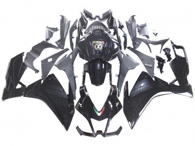 2012-2018 Glossy Black Aprilia RS4 50 125 Motorcycle Fairings