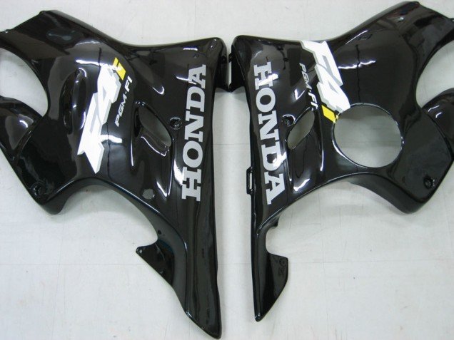 2004-2007 Glossy Black Honda CBR600 F4i Motorcycle Fairings