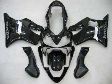 2004-2007 Glossy Black Honda CBR600 F4i Motorcycle Fairings