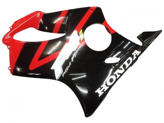 2004-2007 Red Glossy Black Honda CBR600 F4i Motorcycle Fairing