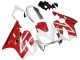 2004-2007 White Red Honda CBR600 F4i Motorcycle Fairings