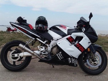 2004-2007 White Glossy Black Red Repsol Honda CBR600 F4i Motorcycle Fairings