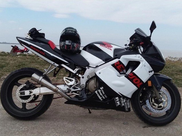 2004-2007 White Glossy Black Red Repsol Honda CBR600 F4i Motorcycle Fairings