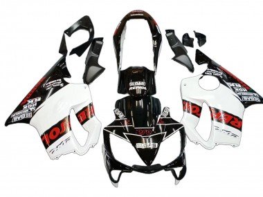2004-2007 White Glossy Black Red Repsol Honda CBR600 F4i Motorcycle Fairings