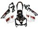 2004-2007 White Glossy Black Red Repsol Honda CBR600 F4i Motorcycle Fairings