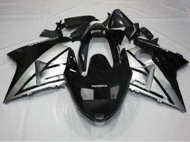 1996-2007 Silver Glossy Black Honda CBR1100XX Blackbird Motorcycle Fairings