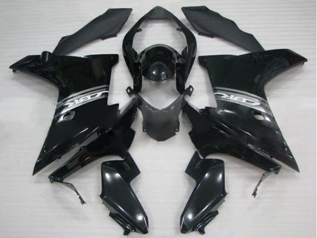 2011-2013 Glossy Black Honda CBR600F Motorcycle Fairing