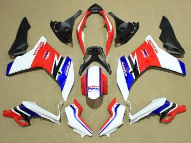 2011-2013 White Red Blue Honda CBR600F Motorcycle Fairings