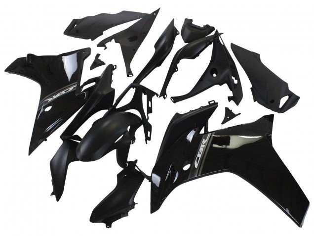 2011-2013 Glossy Black Honda CBR600F Motorcycle Fairings