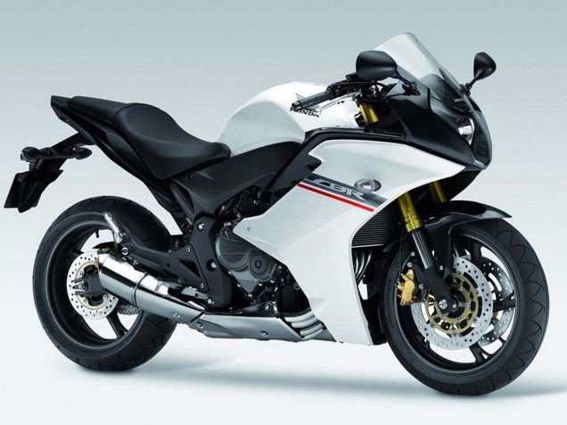 2011-2013 White Grey Honda CBR600F Motorcycle Fairings