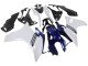 2011-2013 White Blue Honda CBR600F Motorcycle Fairings