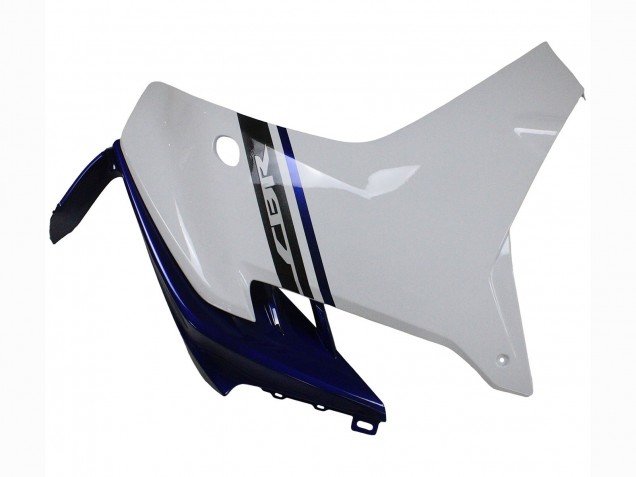 2011-2013 White Blue Honda CBR600F Motorcycle Fairings