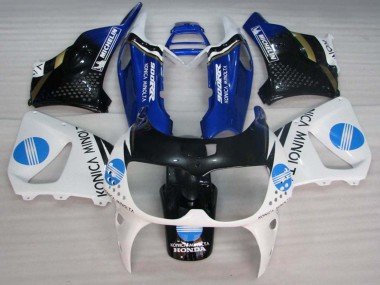 1994-1995 White Blue Glossy Black Konica Minolta Honda CBR900RR 893 Motorcycle Fairings