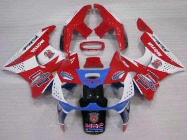 1994-1995 White Red Light Blue Motul Honda CBR900RR 893 Motorcycle Fairings