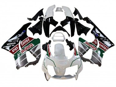 1996-1997 White Green Grey Glossy Black Castrol Honda CBR900RR 893 Motorcycle Fairings
