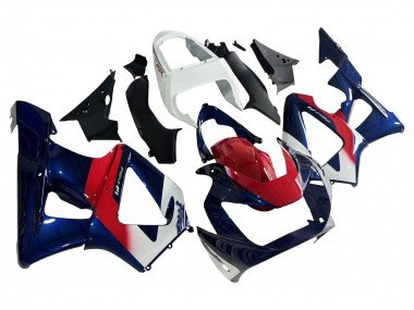 2000-2001 White Red Blue Honda CBR900RR 929 Motorcycle Fairing