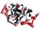 2000-2001 White Red Glossy Black Racing Honda CBR900RR 929 Motorcycle Fairings