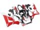 2000-2001 White Red Glossy Black Racing Honda CBR900RR 929 Motorcycle Fairings