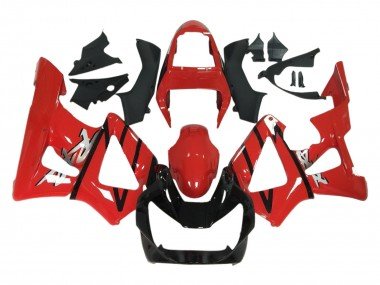 2000-2001 Red Glossy Black Honda CBR900RR 929 Motorcycle Fairings