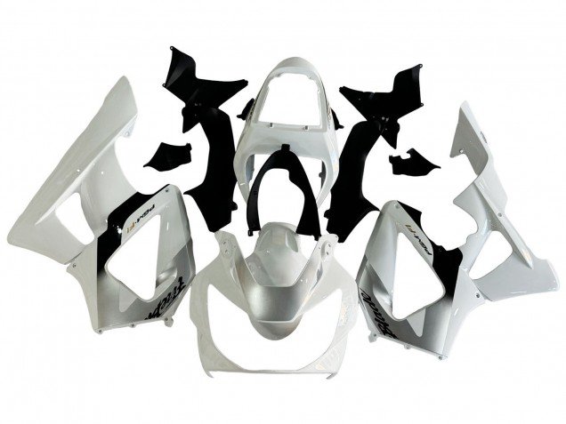 2000-2001 White Silver Honda CBR900RR 929 Motorcycle Fairings
