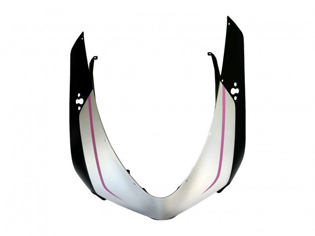 2007-2014 White Pink Glossy Black Connie Ducati 848 Motorcycle Fairings