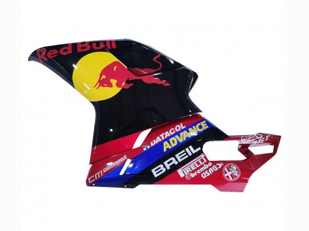 2007-2014 Glossy Black Yellow Blue Red Bull Ducati 848/1098/1198 Motorcycle Fairings