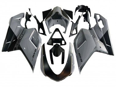 2007-2014 Silver Gold Matte Black Ducati 848 Motorcycle Fairings