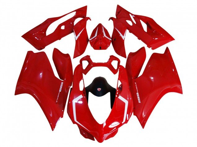 2011-2014 Red Ducati 1199 Motorcycle Fairing Kits