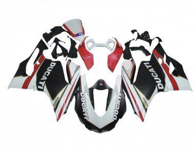 2011-2014 White Red Black Ducati Panigale 1199 Motorcycle Fairings