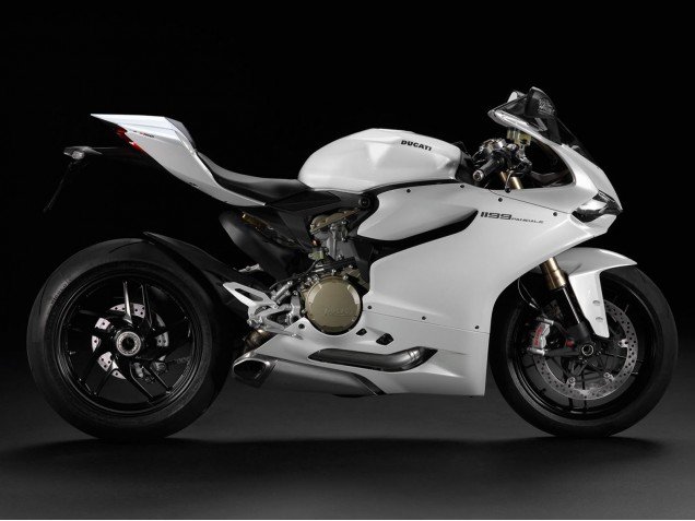 2011-2014 White Ducati 1199 Motorcycle Fairings