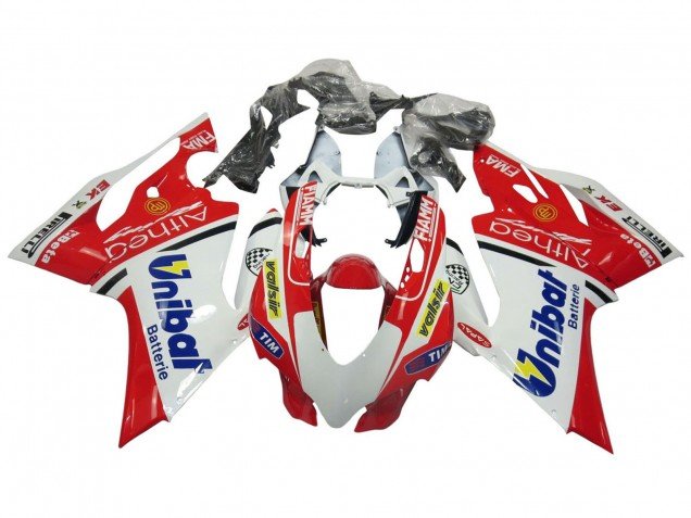 2011-2014 White Red Blue Valsir Fiamm Ducati Panigale 899/1199 Motorcycle Fairings
