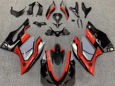 2015-2020 Silver Red Glossy Black Ducati 959 Motorcycle Fairings