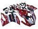 2015-2020 White Red Black Aruba 7 Ducati 959/1299 Motorcycle Fairings