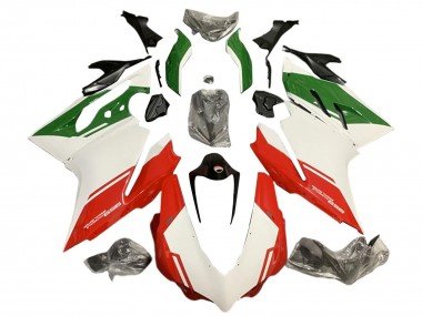 2015-2020 White Red Green Ducati 959 Motorcycle Fairings