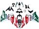 2015-2020 White Red Green Valsir Fiamm 7 Ducati 959/1299 Motorcycle Fairings
